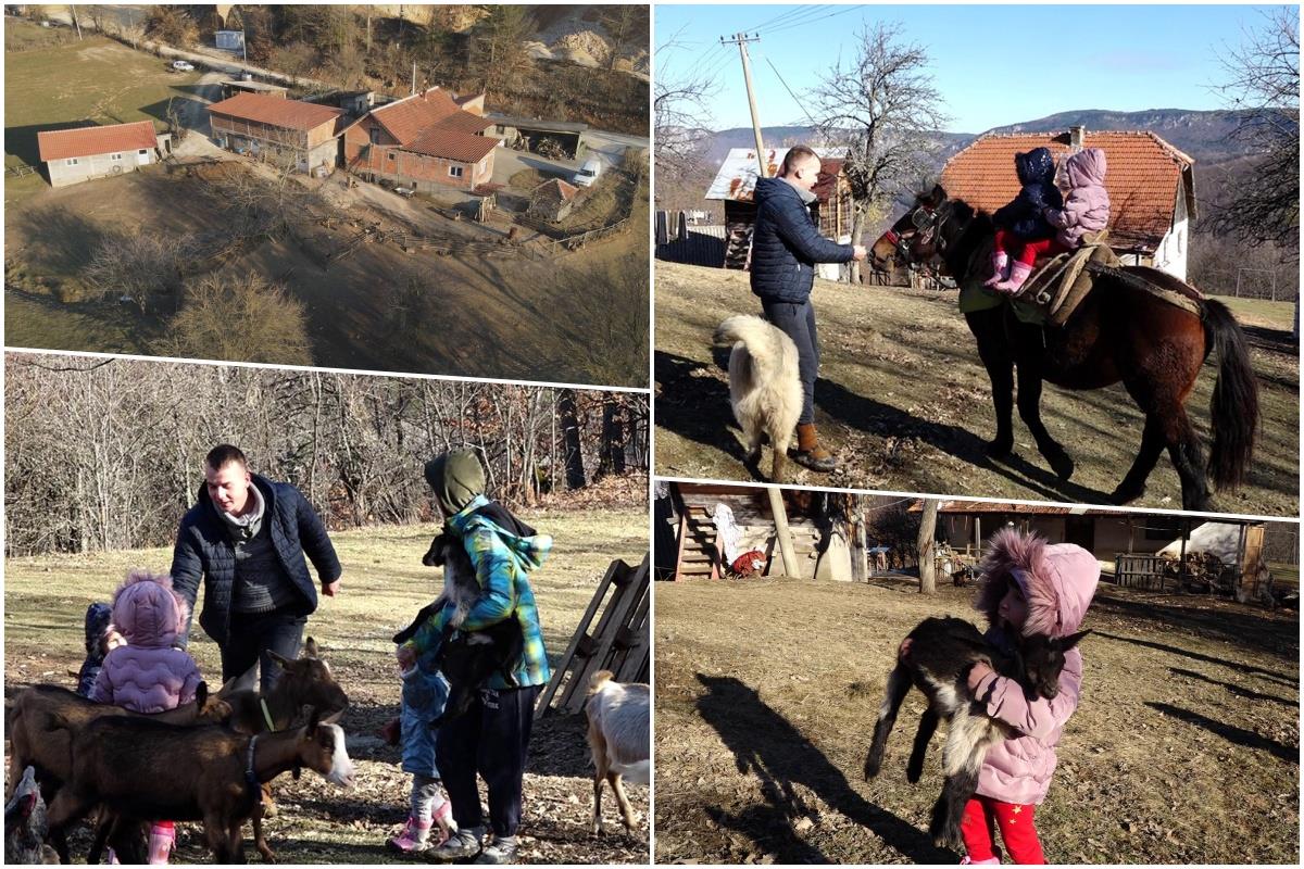 “Znali smo decu na konju da odvedemo do doktora”: Porodica Komarica gradski život zamenila seoskim, imaju po 5 koza i ovaca, trošnu kuću, a ovo im nedostaje
