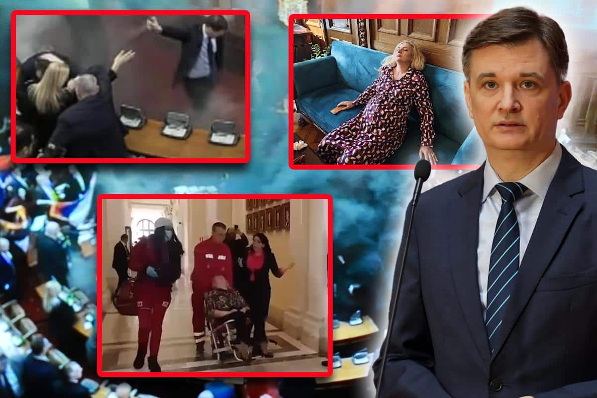 “NEKA JOVANOVIĆ OBJASNI POSLANICAMA KOJE SU U BOLNICI DA JE SAMO PRSKAO SPREJ” Jovanov o izjavi lidera Novog DSS da “niko nije povređen u Skupštini”