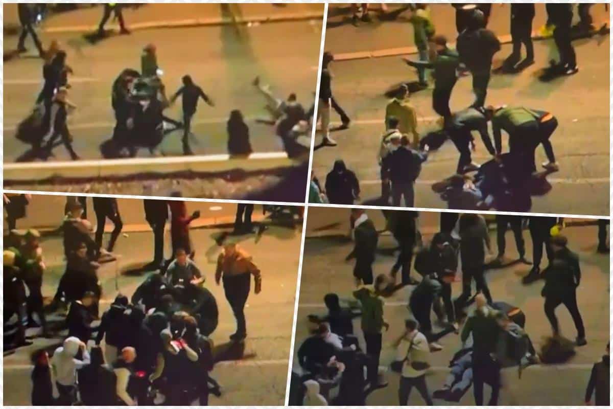 HULIGANI NAPALI STUDENTE BLOKADERE, UHAPŠENA DVOJICA! Pogledajte jezivi snimak (VIDEO)