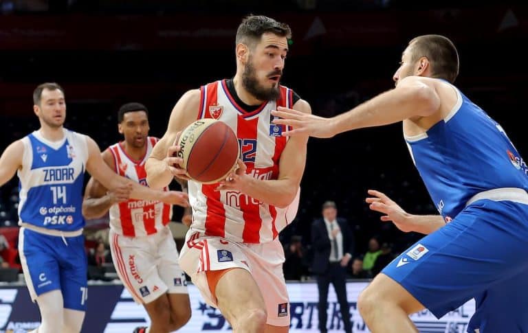 NEUBEDLJIVA ZVEZDA SE MUČILA, PA RAZBILA AUTSAJDERA: Crveno-beli nisu blistali, ali rutinski srušili Zadar!