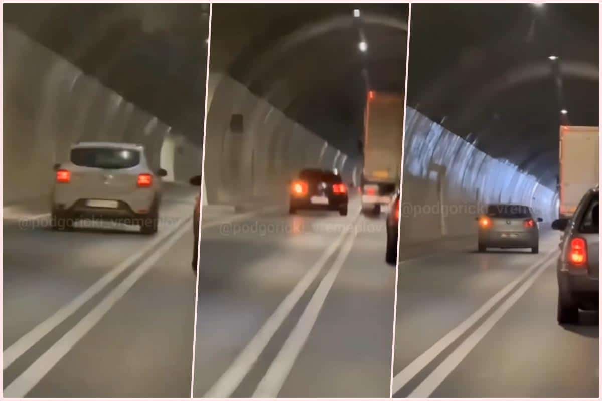 PRETIČE NA DUPLOJ PUNOJ U TUNELU NA JELOVICI: Horor snimak iz Crne Gore kruži regionom, životi ugroženi! “NE ZNAM KO MI JE ODVRATNIJI…” (VIDEO)