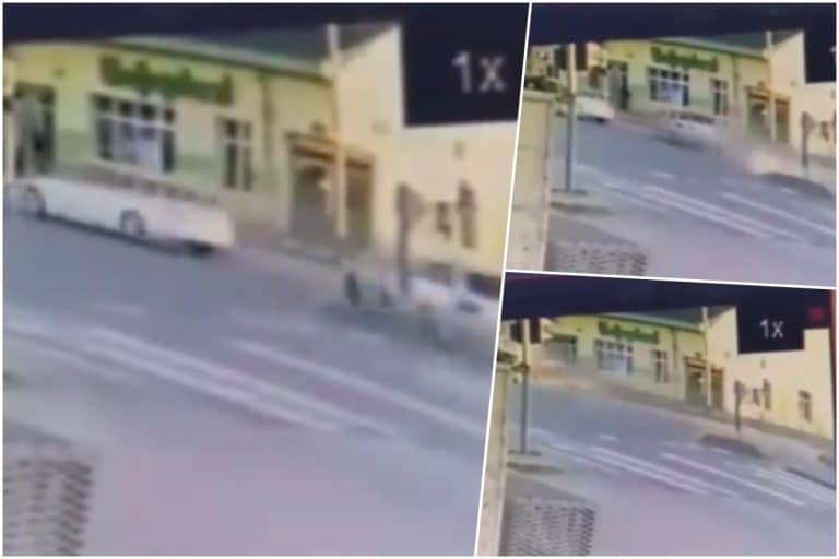 JEZIV SNIMAK SAOBRAĆAJKE U NOVOM SADU Automobil uleteo na stajalište, pokosio 4 osobe! Pun gas, zaokret a onda havarija (VIDEO)