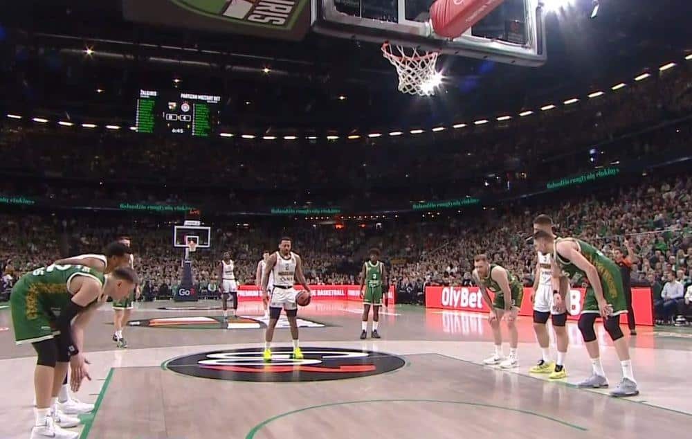 KRAJ ZA PARTIZAN U EVROLIGI: Crno-beli posle velike drame poraženi od Žalgirisa