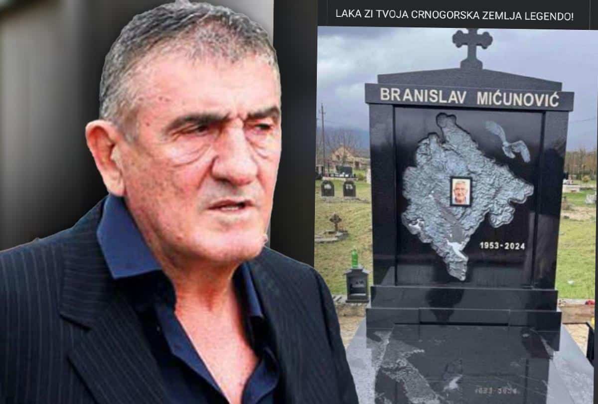 ODRŽAN POMEN BRANI MIĆUNOVIĆU! Prva godina bez “Gospodara Crne Gore”, porodica i prijatelji se okupili na groblju u Nikšiću!