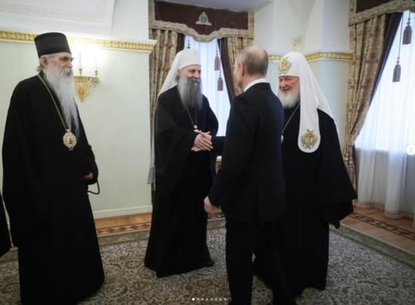 OVO JE CEO RAZGOVOR PATRIJARHA PORFIRIJA I PUTINA U KREMLJU! Obojena revolucija u Srbiji mora biti pobeđena! Zapad želi da razbije identitet srpskog naroda
