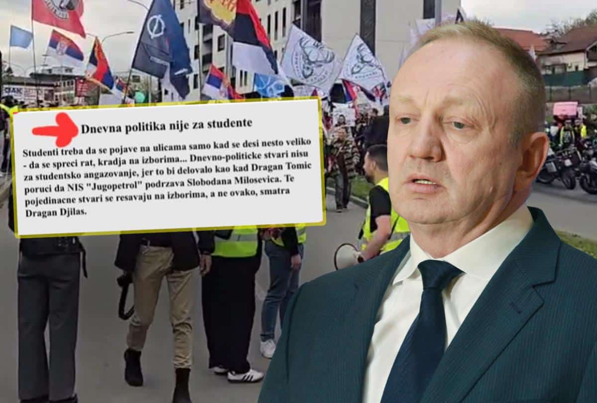 ĐILAS SVE RADI U SKLADU SA SVOJIM INTERESIMA, PLOČU MENJA PO POTREBI Studentima nekad savetovao da se manu ulice, danas mu trebaju za povratak na vlast