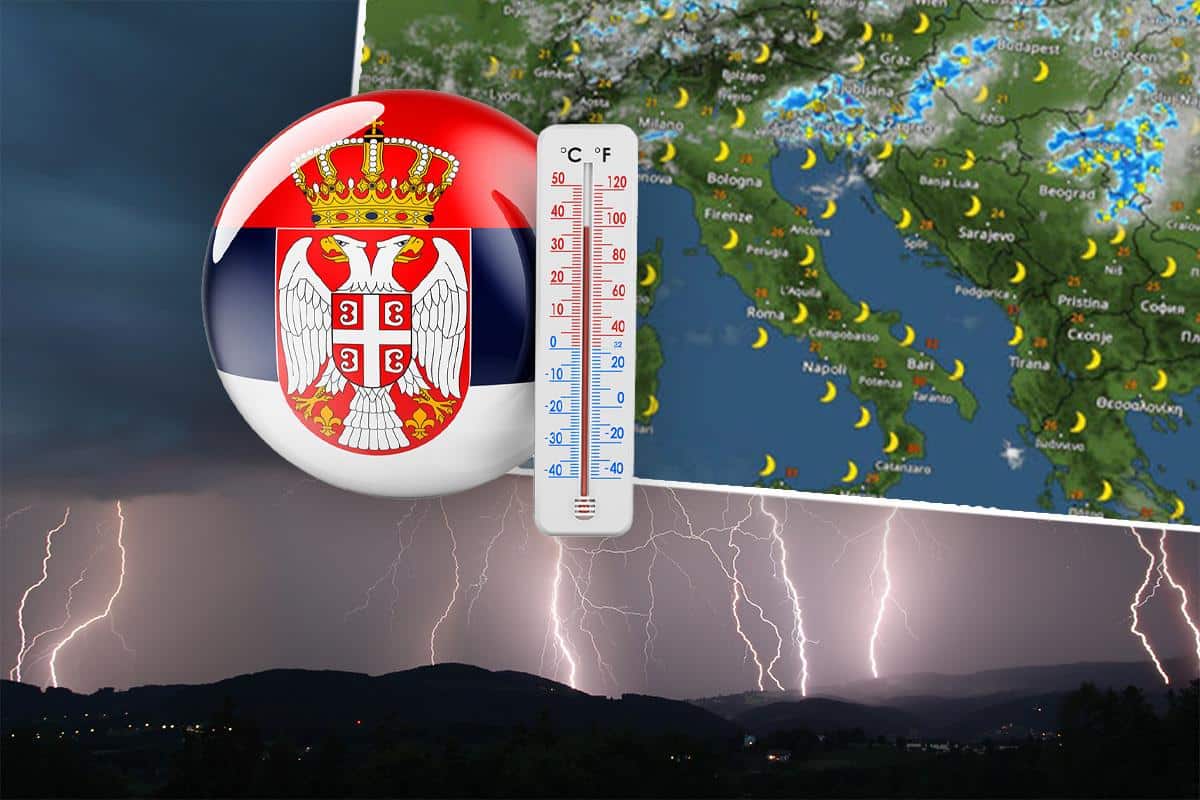 (MAPA) POGLEDAJTE KAKO ĆE SE OLUJA KRETATI IZ SATA U SAT KROZ SRBIJU! Dve hladne mase se stapaju u jednu i sve su bliže: Na udaru ovi delovi zemlje, evo i kada