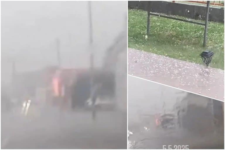 (VIDEO FOTO) POGLEDAJTE PRIZORE KOJI POKAZUJU SNAGU NEVREMENA KOJE TUTNJI SRBIJOM U Beogradu oluja, provala oblaka u Loznici SVE BELO, PRST SE NE VIDI PRED OKOM