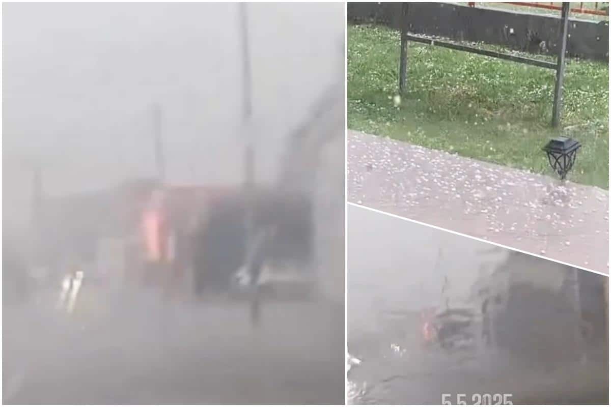 (VIDEO FOTO) POGLEDAJTE PRIZORE KOJI POKAZUJU SNAGU NEVREMENA KOJE TUTNJI SRBIJOM U Beogradu oluja, provala oblaka u Loznici SVE BELO, PRST SE NE VIDI PRED OKOM