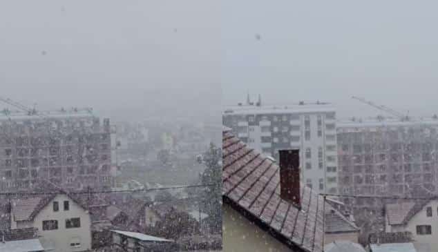SNEG DANAS POKRIO I OVAJ GRAD, NE VIDI SE PRST PRED OKOM! Srbija se beli usred maja, proleće imamo samo na kalendaru: Meštani u čudu! (VIDEO)