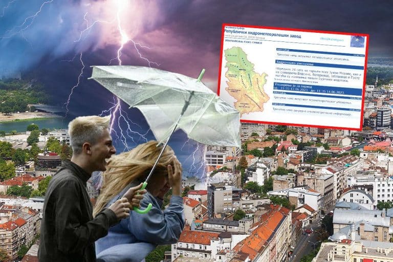 U NAREDNIH 2 SATA NA UDARU OVA 3 DELA SRBIJE: RHMZ popalio sve alarme, cela zemlja žuta! Stižu pljuskovi s grmljavinom