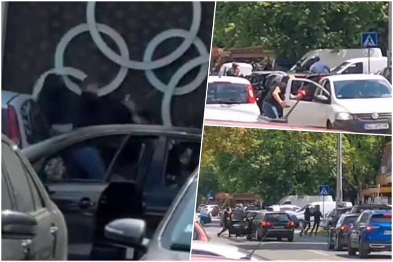 (VIDEO) POGLEDAJTE SNIMAK BRUTALNE TUČE U ZEMUNU IZ DRUGOG UGLA Palicama im polupali automobil, pa i njih premlatili: Dvojica tinejdžera prevezena u bolnicu