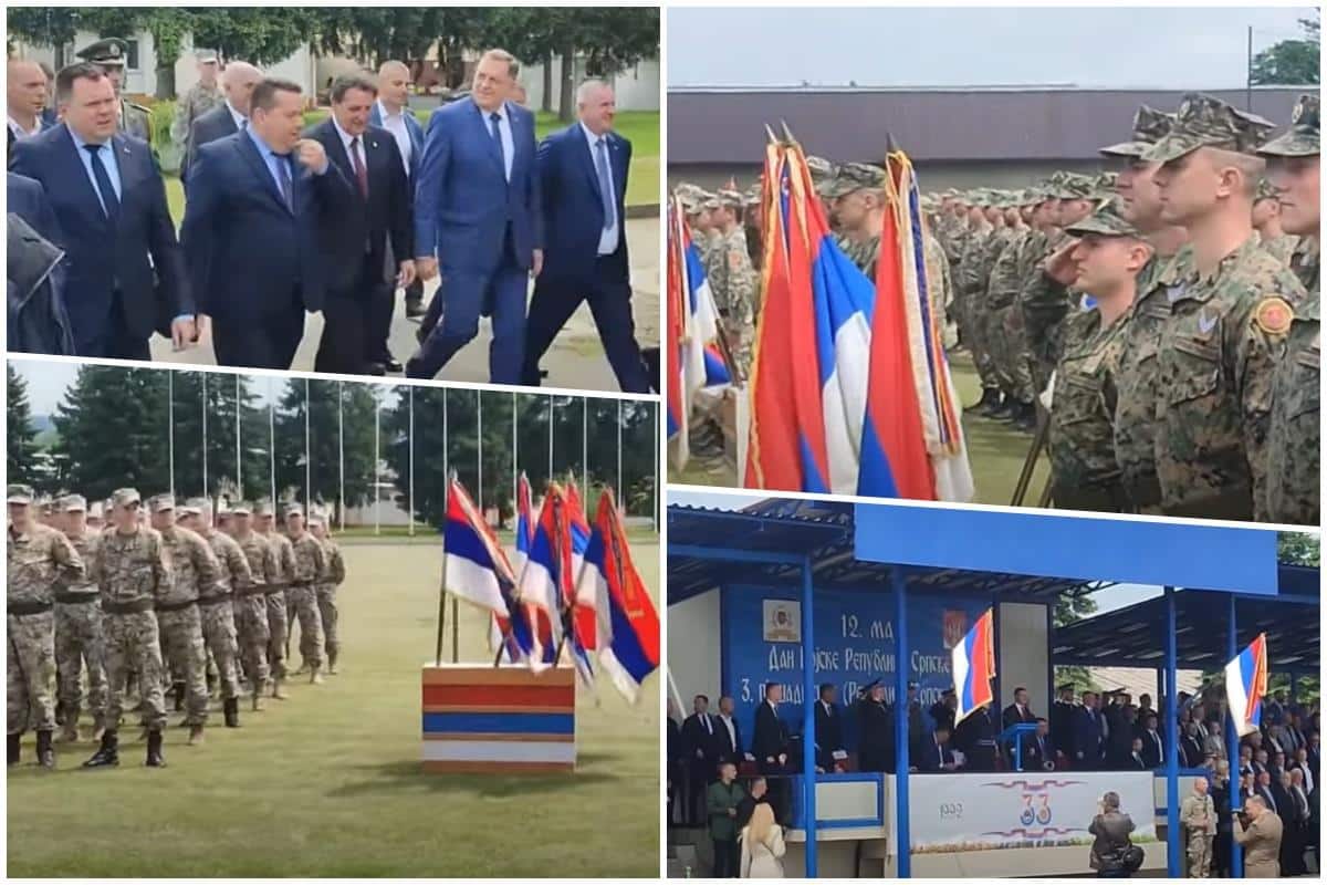 “NISMO SE BORILI ZA TERITORIJU, NEGO ZA NAŠE KUĆE” U kasarni “Kozara” svečano obeležen Dan Vojske Republike Srpske, prisustvovao politički vrh Srpske (FOTO)